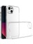 Apple iPhone 15 Uyumlu Kılıf Zebana Şeffaf Soft Silikon Kılıf Şeffaf 1