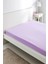 Jersey Penye Pamuklu 100 x 200 cm Tek Kişilik Lastikli Çarşaf Lila 1