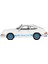 1/64 Porsche 911 Carrera Rs 2.7 Grand Prix White With Blue Livery 2