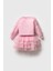 Pembe Pamuklu Fırfırlı Sweatshirt Tüllü Etek Alt-Üst Takım Kız Çocuk 1