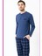 Erkek Ekoseli Pijama Takımı 1