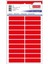 Etiket OFC-109 13X50MM Kırmızı 10 Lu 2 Paket 1