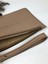 Deri Clutch Çanta Açık Kahverengi Renk 1
