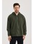 Unisex Kapüşonlu Fermuarlı Yandan Girme Cepli Sweat 4