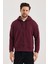 Unisex Kapüşonlu Fermuarlı Yandan Girme Cepli Sweat 1