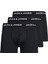 Boxer Shorts Men Microfiber Trunks Jacbase 3-Pack Black 1
