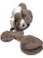 Kız Çocuk Kahverengi Renk Mickey Figürlü Pompalı Sesli Kışlık Peluş Kulaklık 2