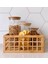 Bambu Kafes Orta Boy ve Küçük Boy Organizer 2 Adet Çok Amaçlı Sepet,banyo,mutfak Dekor 2