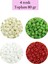 Dökme Cam Kum Boncuk Büyük Boy (6/0) 4 mm - 4 Renk - Toplam 80 Gram - BNC407 1