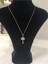 Xuping Zirkon Taşlı Anahtar Model Ince Zincirli Rose Gold Kadın Çelik Kolye 1