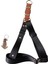 Köpek göğüs tasması orta ve büyük ırk siyah saten kolon hakiki deri konbinli göğüs ölçüsü:55-95cm ayarlı dog harness GT3-9 6