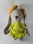 Amigurumi Fıstık Yeşili Sevimli Tavşanım Hediye Aksesuar 1