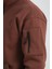 Pamuklu içi Polarlı Dik Yaka Kanguru Cepli Sweatshirt 5