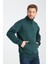 Pamuklu içi Polarlı Dik Yaka Kanguru Cepli Sweatshirt 3
