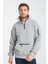 Pamuklu içi Polarlı Dik Yaka Kanguru Cepli Sweatshirt 3