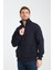 Pamuklu içi Polarlı Dik Yaka Kanguru Cepli Sweatshirt 2