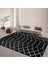 Kaymaz Taban Modern Premium Kalite Salon Mutfak Koridor Halısı Gri Siyah 4076 1