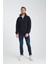 Oversıze Pamuklu içi Polarlı Dik Yaka Yarım Fermuar Sweatshirt 1