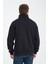 Oversıze Pamuklu içi Polarlı Dik Yaka Yarım Fermuar Sweatshirt 4