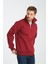 Oversıze Pamuklu içi Polarlı Dik Yaka Yarım Fermuar Sweatshirt 3