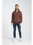 Oversıze Pamuklu içi Polarlı Dik Yaka Yarım Fermuar Sweatshirt 1