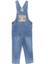 Ön ve Arkası Kedi Aplikeli Erkek Bebek & Çocuk Denim Salopet Mavi 001-0001986 1