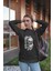 Bisklet Yaka Uzun Kollu Sweatshirt Iskelet Kafası Baskılı 1