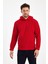 Erkek Polar Kapüşonlu Kanguru Cepli Sweat 3
