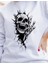 Bisklet Yaka Unisex Uzun Kollu Sweatshirt Iskelet Kafası Baskılı 2