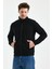 Unisex Fermuarlı Dik Yaka Sweat 2