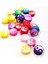 30 Adet 10 mm Polimer Kil Fimo Boncuk Takı Bileklik + 1 Metre Lastikli Misina Hediye - Renkli Yin Yang 2