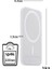 Bpb1 5000MAH Kablosuz Magsafe Powerbank Taşınabilir Batarya Beyaz Powerbank Iphone Telefon Şarj Aleti 2