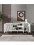 4 Kapaklı Modern Bölmeli Konsol Tamamı Mdf 4
