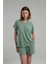 Bisiklet Yaka Triko Kadın T-Shirt 00019 1