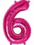 - 16 Inç 6rakamı Folyo Balon Pembe 40 cm 11 1