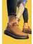 Bağcıksız Rahat Yüksek Taban Taba Erkek Sneakers Ayakkabı 911 (Siyah Taban) 1