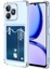 Realme C61 Uyumlu Kılıf Darbe Emici Köşe Korumalı Kartlıklı Cüzdanlı Silikon Kapak - Şeffaf 1