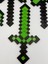 Minecraft 4'lü ( Balta - Kılıç - Ok - Kürek ) LEGO Hediyelik Yeşil 3