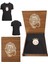 Lisanslı Logolu Siyah T-Shirt Aslan Ahşap Kutulu 1