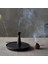 Minimalist Siyah Iskandinav Tarzı Tütsülük ve Dekoratif Beton Mumluk 10 cm 1