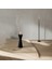 Minimalist Siyah Iskandinav Tarzı Tütsülük ve Dekoratif Beton Mumluk 10 cm 3