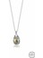Swr Crystal 16 mm Damla Kadın Gümüş Kolye 2