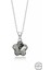 Swr Crystal 10 mm Papatya Figürlü Beyaz Kadın Gümüş Kolye 2