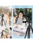BUFFER® Telefon ve Fotoğraf Makinası Takılabilen Bluetooth Kumandalı 146 cm Tripod 4