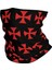 Tapınak Şövalyeleri Çapraz Boyunluk Erkek Kadın Uv Koruma Kış Hristiyan Haçlı Mühür Motto Bandana Atkı Yürüyüş Için (Yurt Dışından) 1