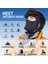 Açık Hava Serin Güneş Kremi Balaclava Motosiklet Yüz Maskesi Moto Biker Rüzgar Kapağı Maske Durdurucu Rüzgar Geçirmez Yürüyüş Bisiklet Bisiklet Başlığı (Yurt Dışından) 4