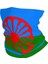 Roman Bandana Boyunluk Rüzgar Geçirmez Yüz Atkısı Örtüsü Kadın Erkek Çingene Bayrağı Başlık Tüp Balaclava (Yurt Dışından) 1