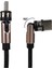 Siyah 3in1 (Type C- Lightning- Micro Usb) Manyetik Uç Taşınabilir Şarj Kablosu (4886) 2