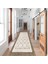 Kaymaz Taban Yıkanabilir Modern Salon Mutfak Koridor Halısı Vizon 4022 2