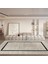 Kaymaz Taban Yıkanabilir Modern Salon Mutfak Koridor Halısı Vizon 4023 1